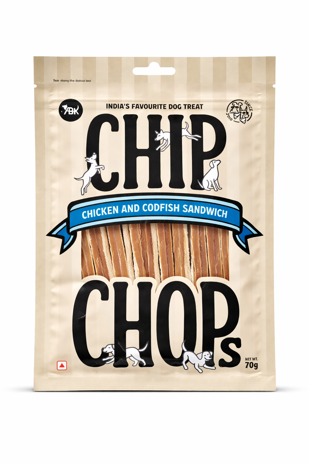 Chip Chops Chicken & Codfish Sandwich - 70g