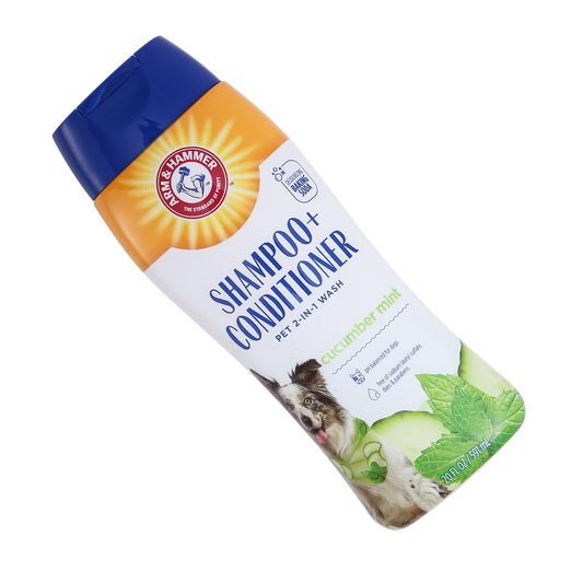 Arm & Hammer 2-in-1 Shampoo and Conditioner for Pets - Cucumber Mint (20 oz)