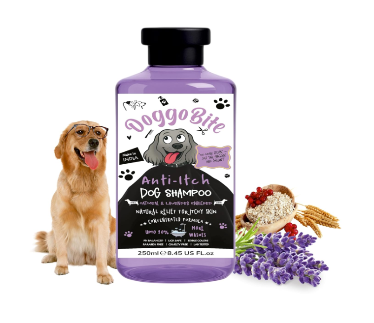 Doggo Bite Anti-Itch Dog Shampoo – Oatmeal & Lavender Extract