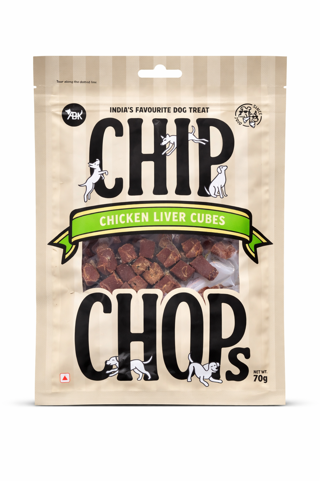 Chip Chops Chicken Liver Cubes - 70g
