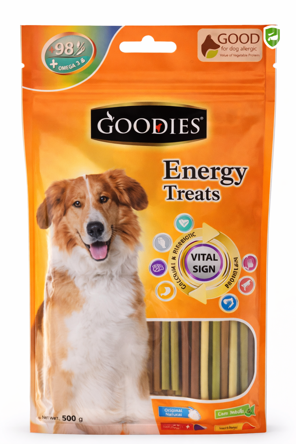 Goodies Energy Treats - Stick Shape (Assorted Colors) - 500g