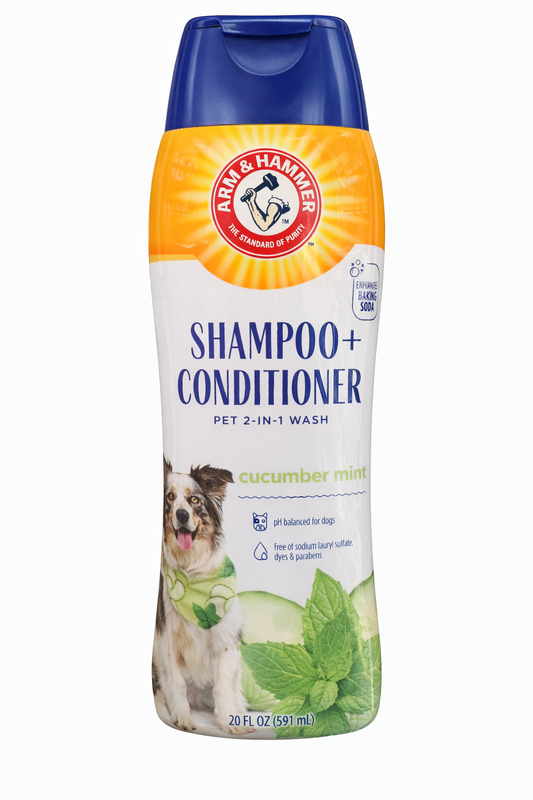 Arm & Hammer 2-in-1 Shampoo & Conditioner – Cucumber Mint – 591ml