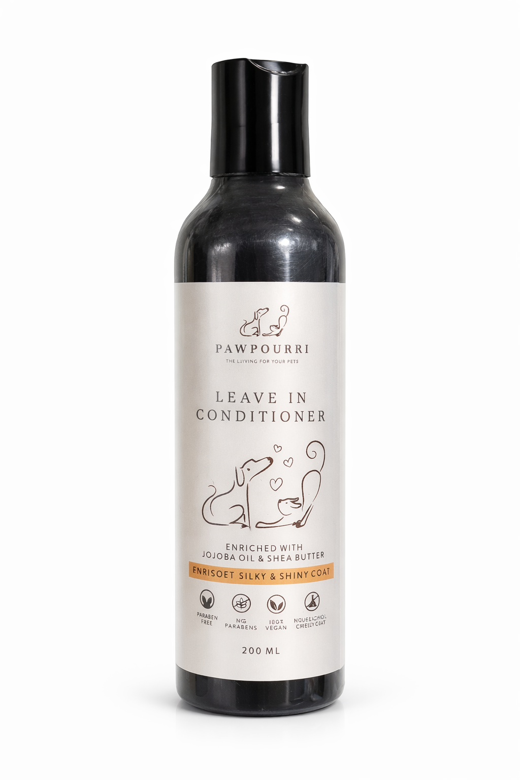 Pawpourri Leave-In Conditioner – Jojoba Oil & Shea Butter – 200ml