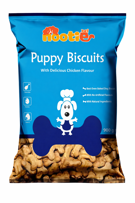 Nootie Chicken Biscuits with Milk Flavour for Puppies - 900g