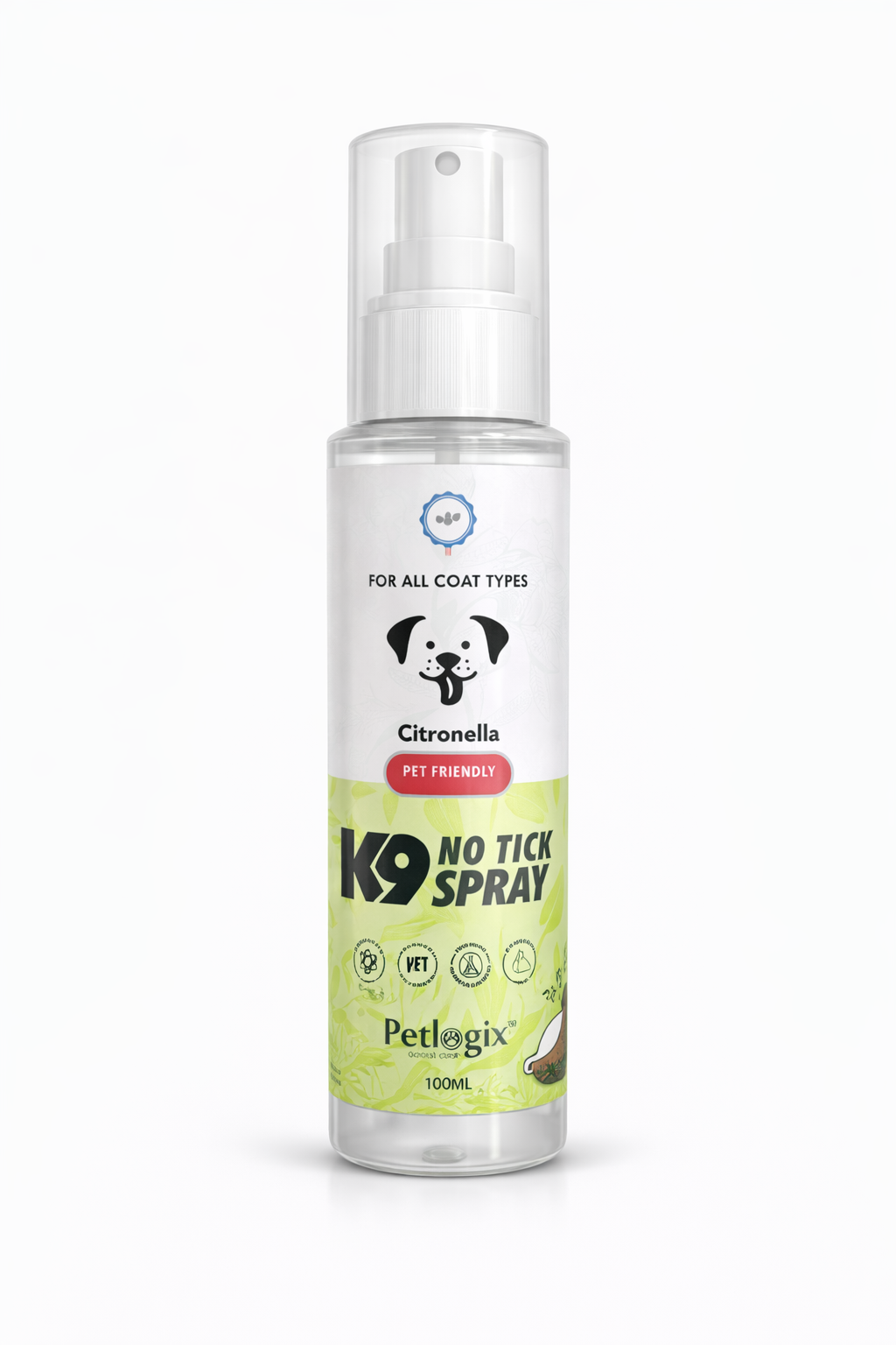 Petlogix K9 No Tick Spray – Citronella