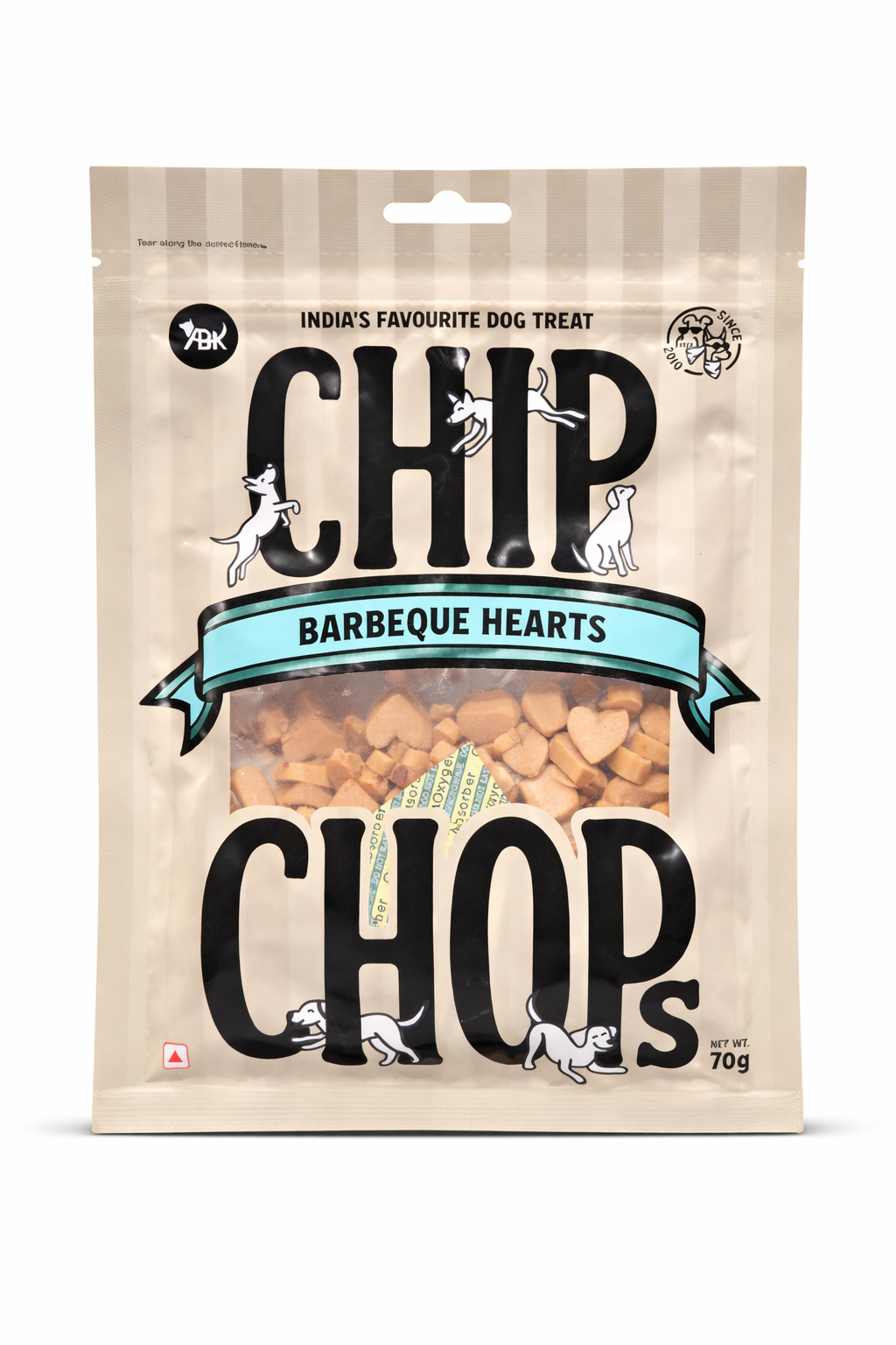 Chip Chops Barbeque Hearts - 70g