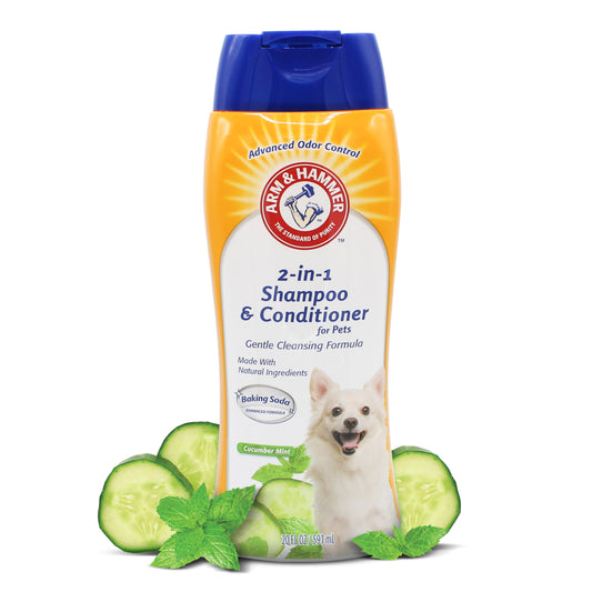 Arm & Hammer 2-in-1 Shampoo and Conditioner for Pets - Cucumber Mint (20 oz)