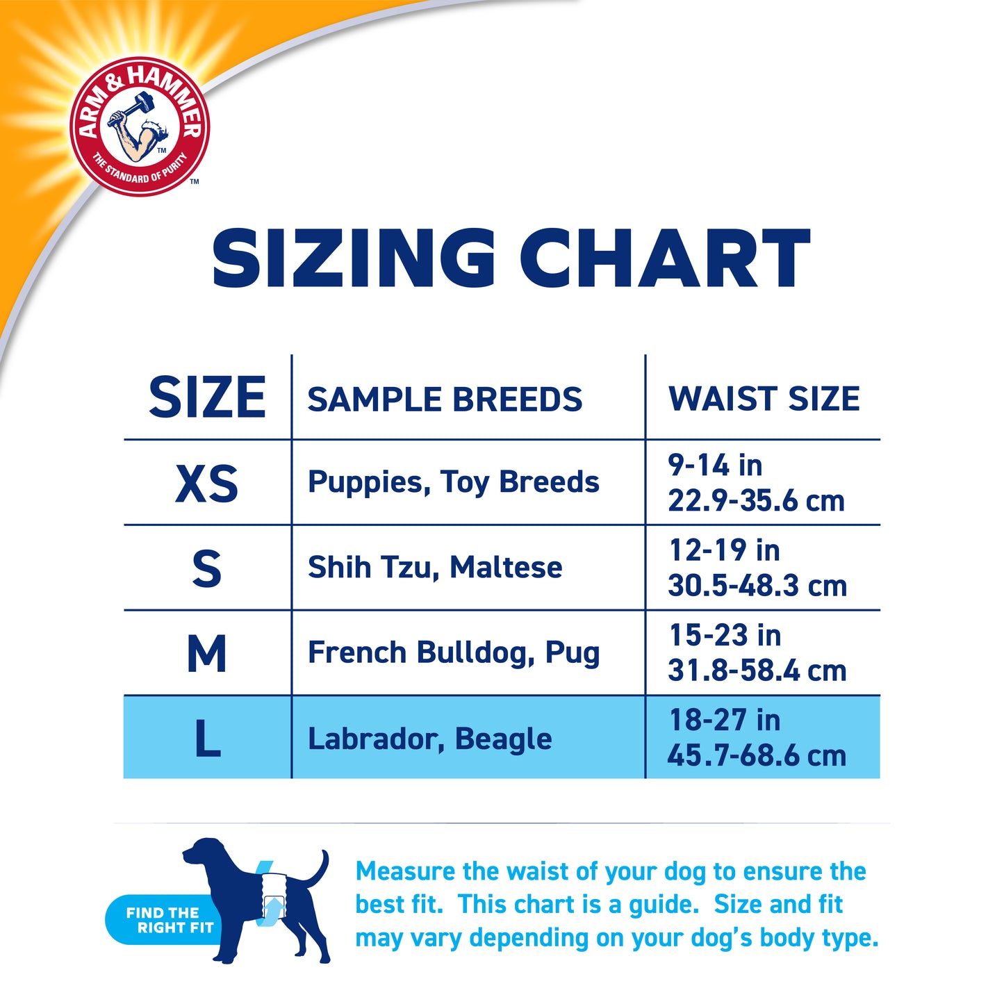 Arm & Hammer Male Dog Wraps - Large Size (12 Count) | Odor Control & Leak Protection