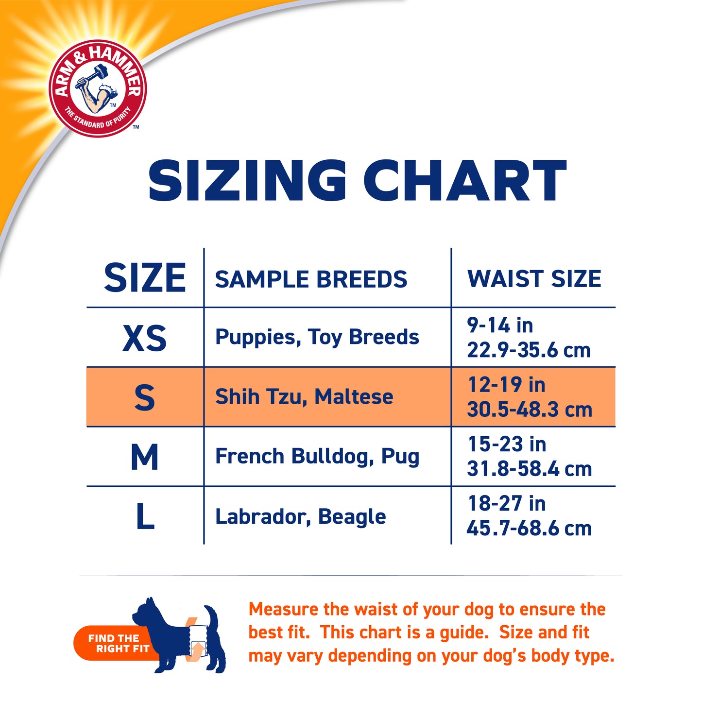 Arm & Hammer Male Dog Wraps - Small Size (12 Count) | Odor Control & Leak Protection