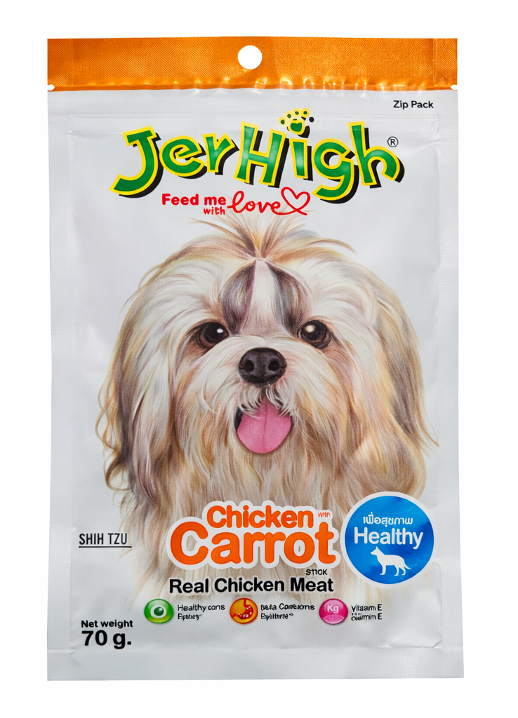 JerHigh Dog Snack - Carrot Stick 70g