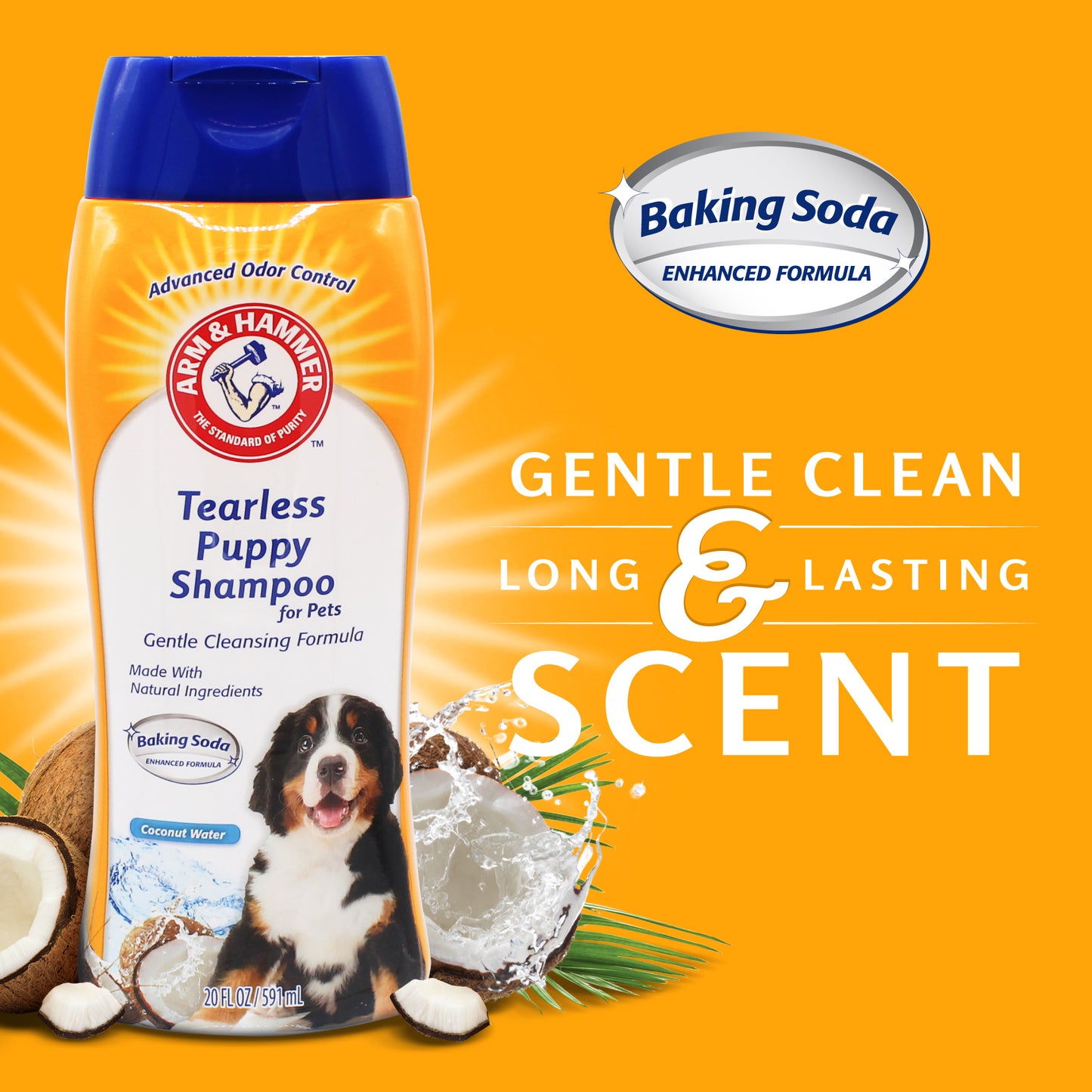 Arm & Hammer Tearless Puppy Shampoo - Coconut Water Scent (20 oz)