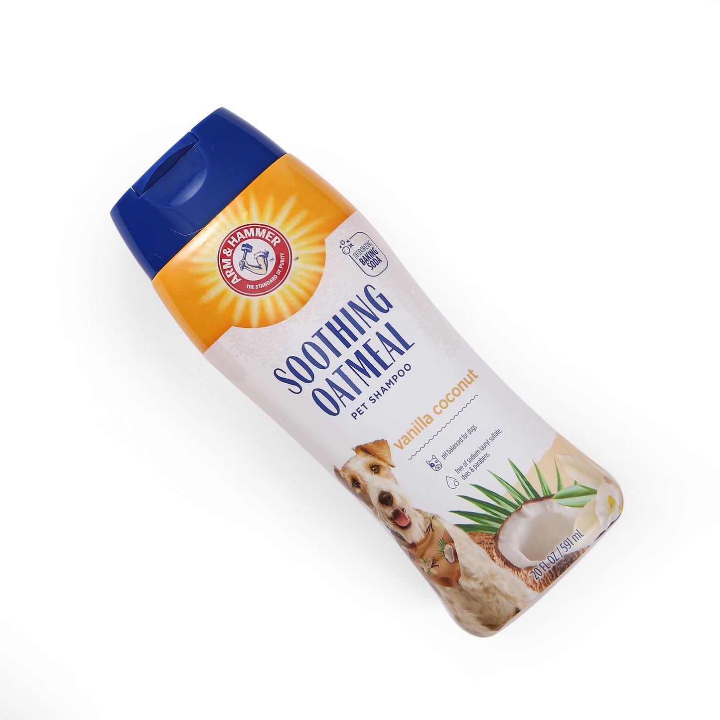 Arm & Hammer Soothing Oatmeal Shampoo for Dogs - Vanilla Coconut Scent (20 oz)