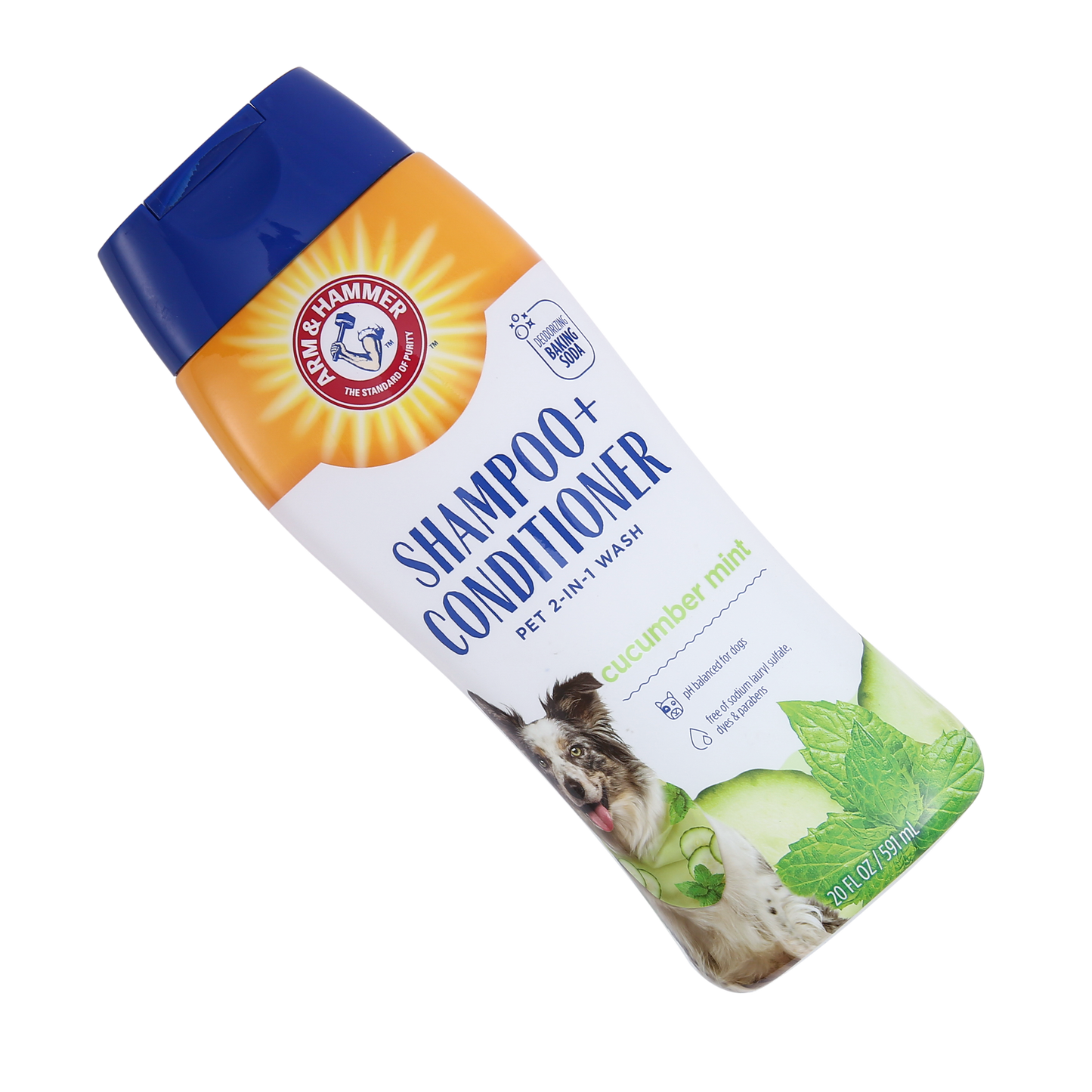 Arm & Hammer 2-in-1 Shampoo and Conditioner for Pets - Cucumber Mint (20 oz)