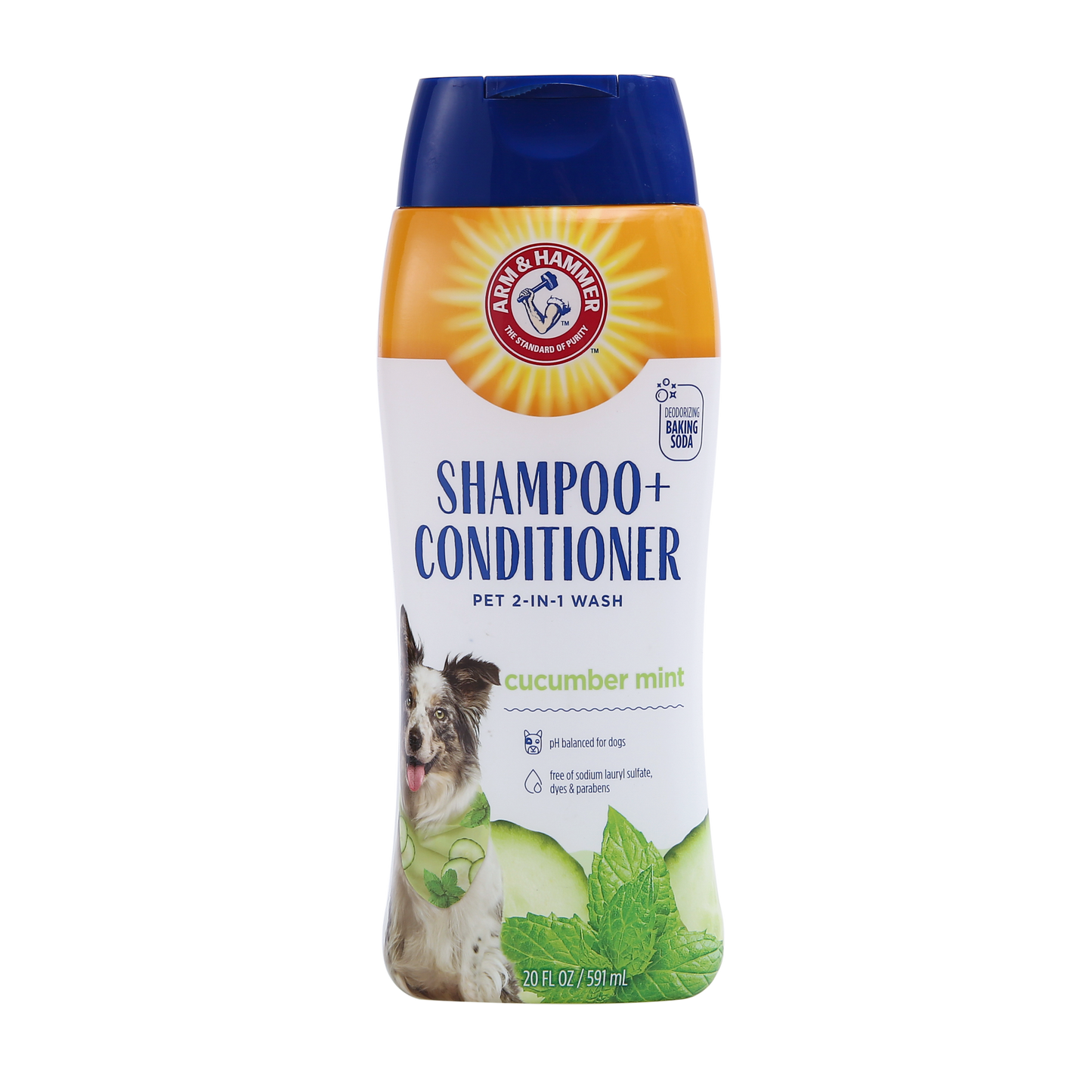 Arm & Hammer 2-in-1 Shampoo and Conditioner for Pets - Cucumber Mint (20 oz)