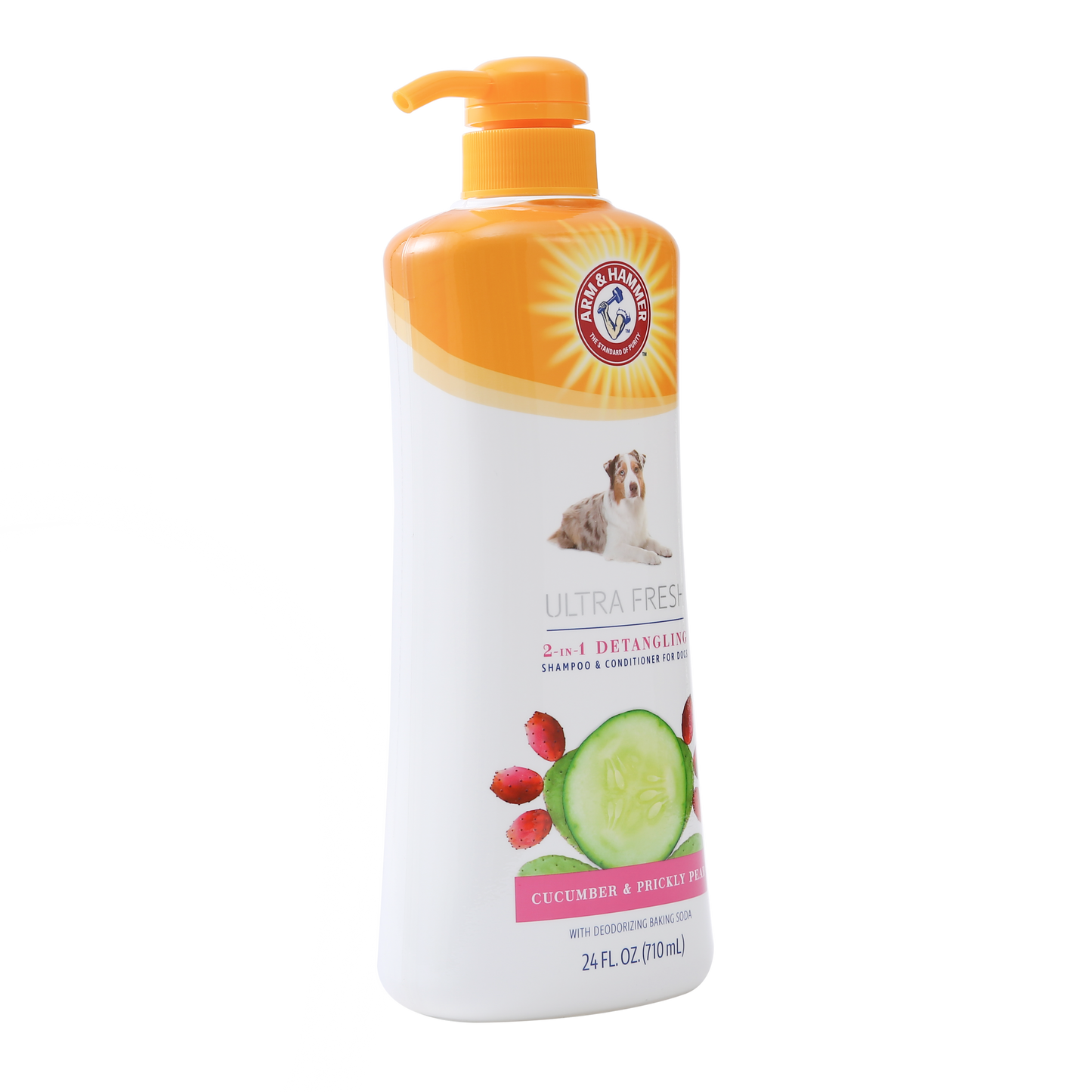 Arm & Hammer Ultra Fresh 2-in-1 Detangling Shampoo & Conditioner - Cucumber & Prickly Pear (24 oz Value Size)