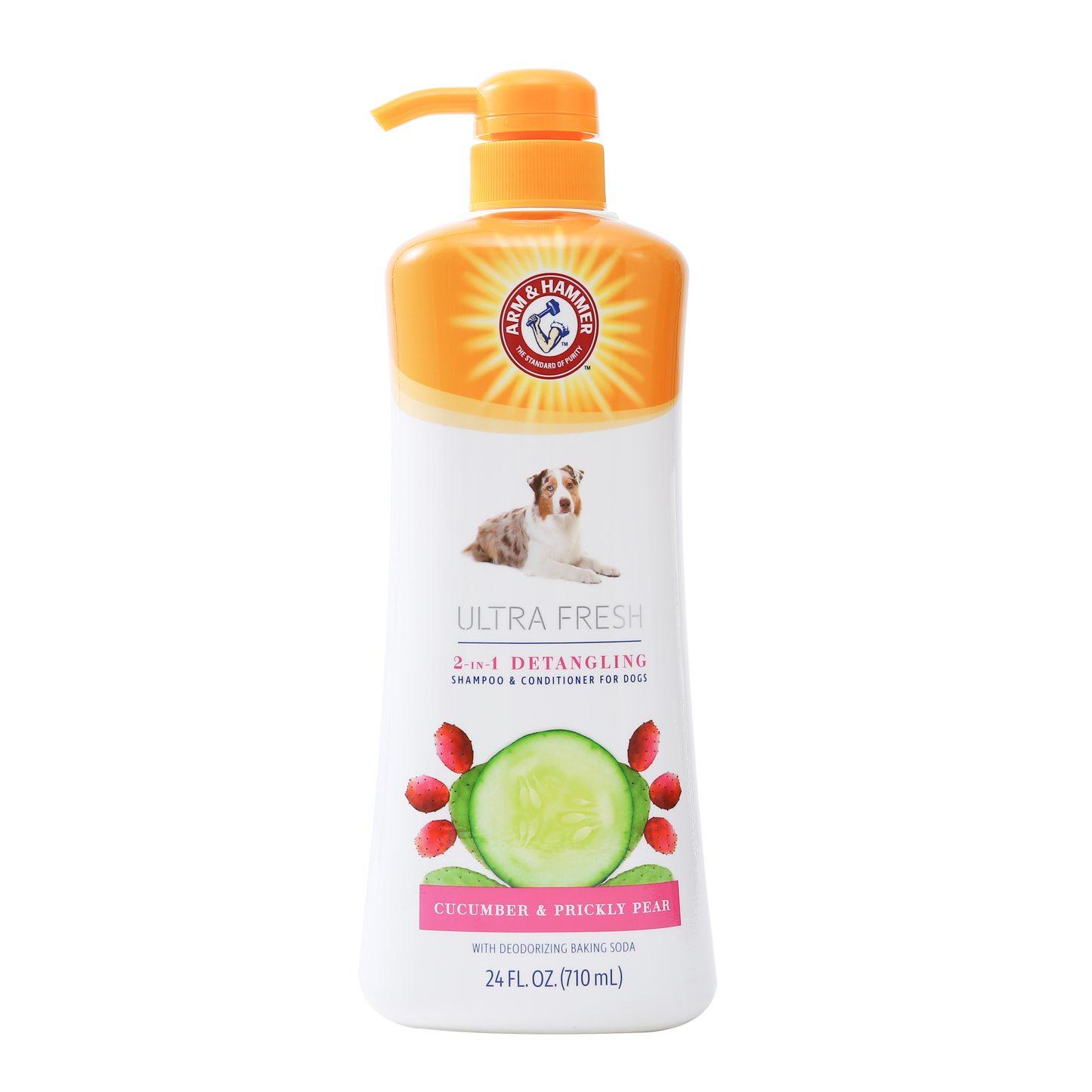 Arm & Hammer Ultra Fresh 2-in-1 Detangling Shampoo & Conditioner - Cucumber & Prickly Pear (24 oz Value Size)