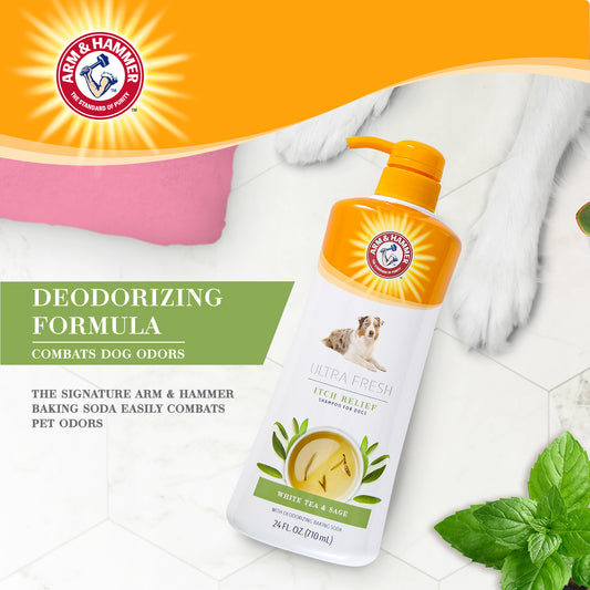 Arm & Hammer Ultra Fresh Deep Cleansing Shampoo with Oatmeal & Aloe - Soothing Formula (24 oz Value Size)