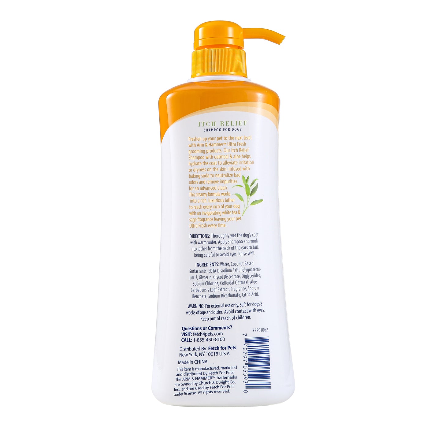 Arm & Hammer Ultra Fresh Deep Cleansing Shampoo with Oatmeal & Aloe - Soothing Formula (24 oz Value Size)