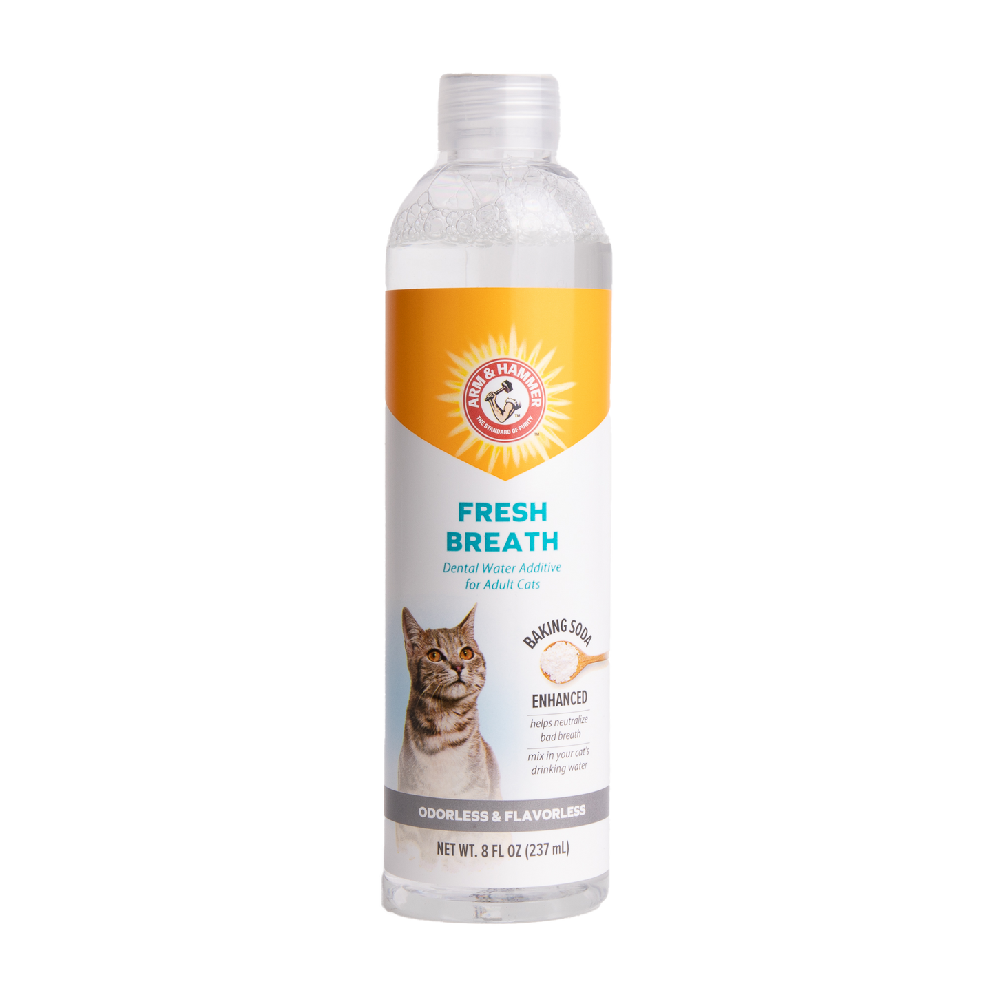 Arm & Hammer Fresh Breath Dental Rinse Water Additive for Cats - Flavorless (16 oz)