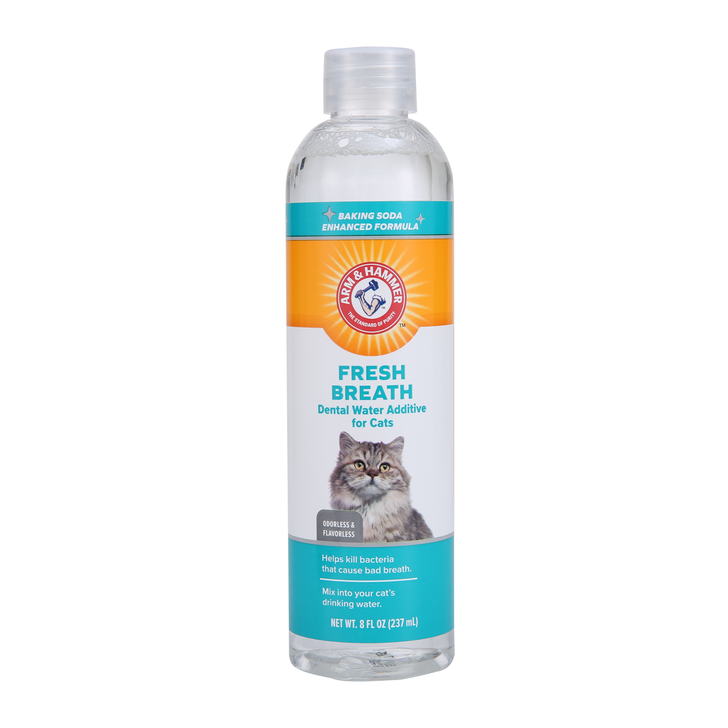 Arm & Hammer Fresh Breath Dental Rinse Water Additive for Cats - Flavorless (16 oz)
