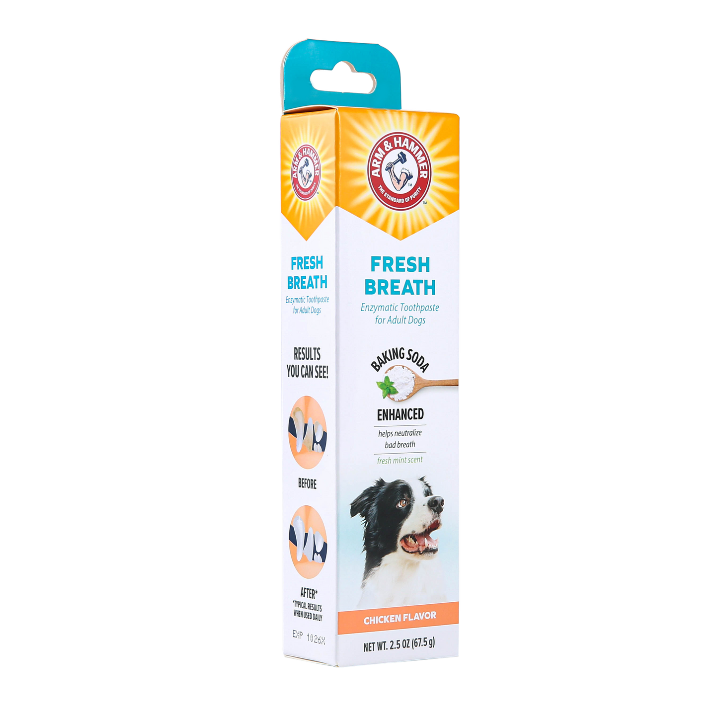 Arm & Hammer Fresh Breath Enzymatic Toothpaste for Dogs - Chicken Flavor (2.5 oz)