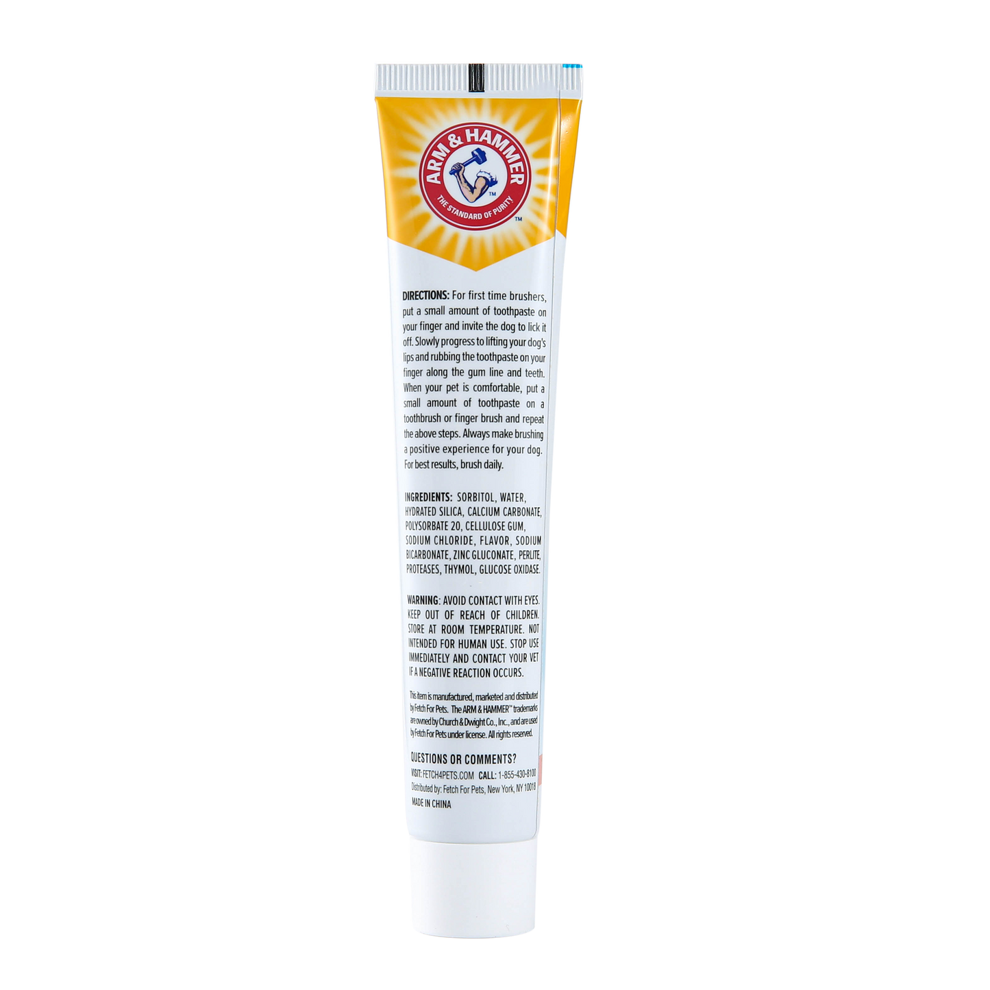 Arm & Hammer Fresh Breath Enzymatic Toothpaste for Dogs - Chicken Flavor (2.5 oz)