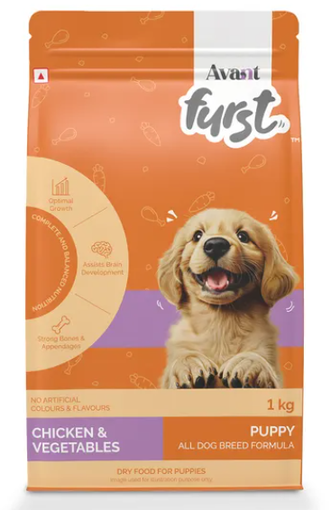 Avant First Puppy Chicken & Vegetables Dry Dog Food 1kg