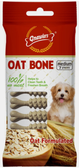 Gnawlers Oat Bone (7 in 1) Dog Chew 60g