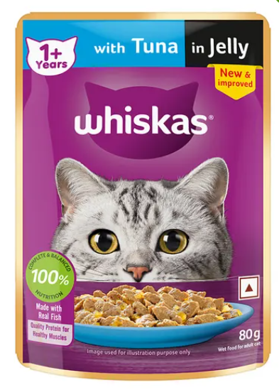 Whiskas With Tuna in Jelly (80g)