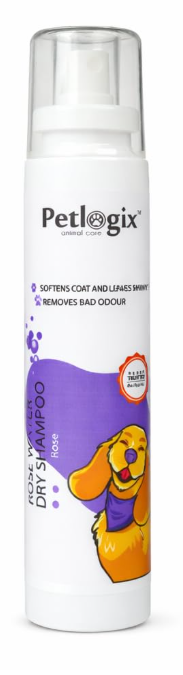 Petlogix Dry Shampoo – Rose Water