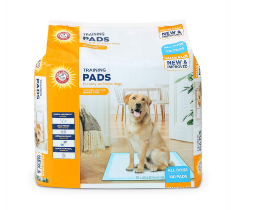 Arm & Hammer Training Pads – 100 Sheets – Standard