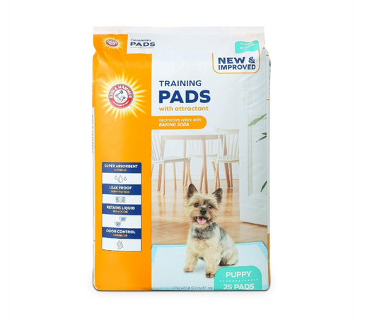 Arm & Hammer Training Pads – 25 Sheets – Standard