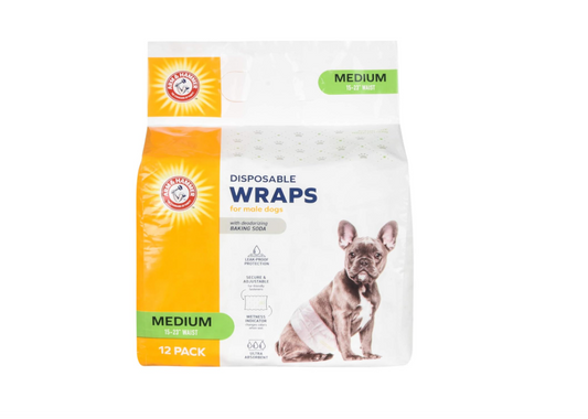 Arm & Hammer Dog Diapers – Medium (12 Pack)