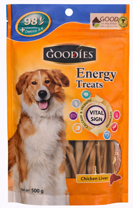 Goodies Energy Treats - Chicken Liver - 500g