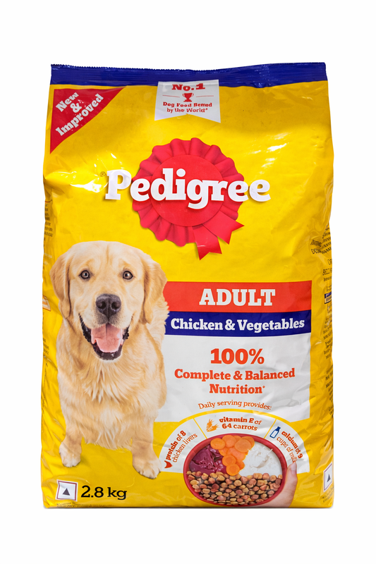 Pedigree Adult Chicken & Vegetables – 2.8kg