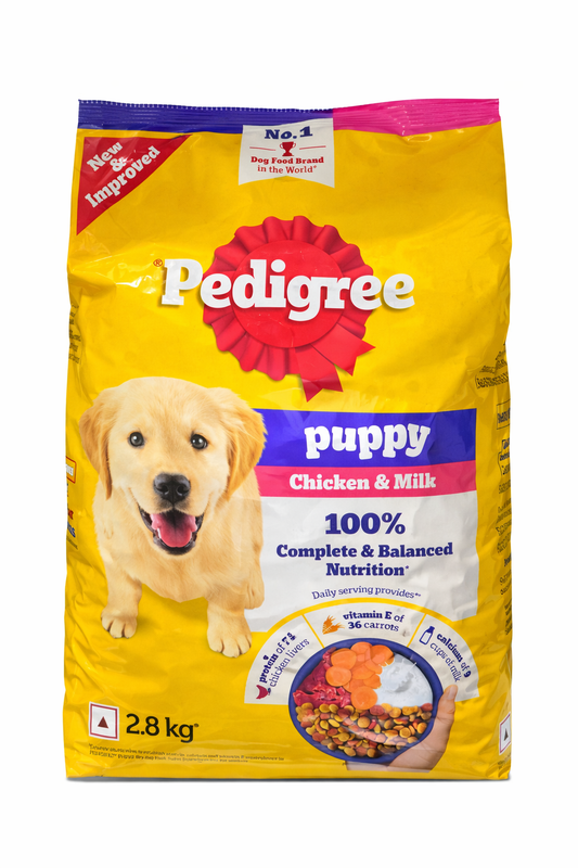 Pedigree Puppy Chicken & Milk – 2.8kg