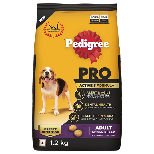 Pedigree Pro Active 3 Formula Adult Small Breed – 3kg