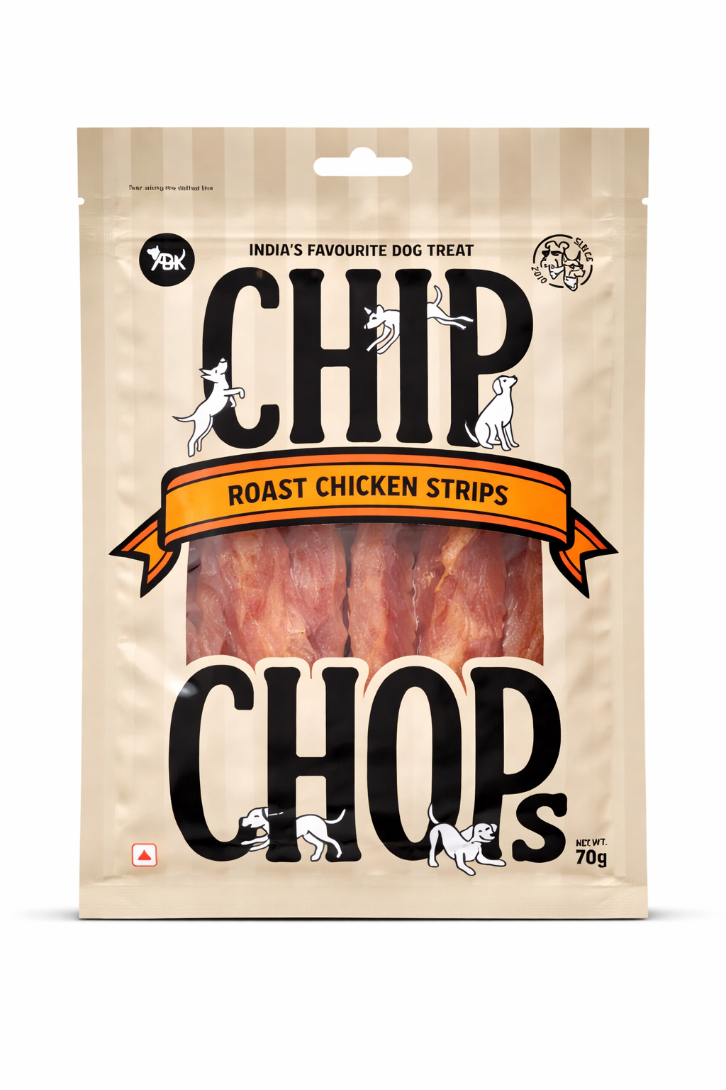 Chip Chops Roast Chicken Strips - 70g